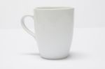 Photorealistic White Cup Stock Photo