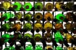 Wine Rack Stock Photo