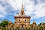 Wat Chalong Or Wat Chaitaram Temple Stock Photo