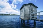 Maroochy River Boat House During The Day Stock Photo