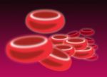 Blood Molecule Maroon Retro Stock Photo