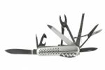 Army Knife Multitool Stock Photo