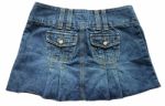 Jeans Skirt Stock Photo