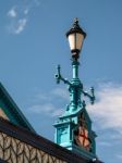 Decorative Lamppost On Tower Bridge Stock Photo