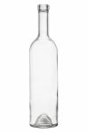 Isolated Transparent Bottle For White Vine Stock Photo