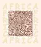 Background Texture Leopard And With Text Africa Stock Photo