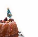 Christmas Cake Stock Photo