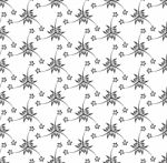 Flower Bush Seamless Pattern Stock Photo