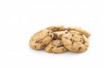 Cookies On White Stock Photo