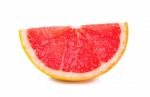 Grapefruit Isolated On The White Background Stock Photo