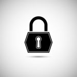 Lock Icon Stock Photo