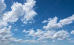 Clouds In The Blue Sky Stock Photo