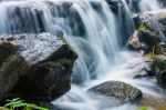 Mae Kampong Waterfall Stock Photo