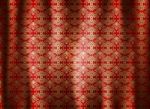 Curtains Pattern Stock Photo