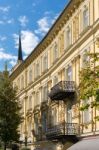 Example Of Austrian Architecture In Bad Ischl Stock Photo