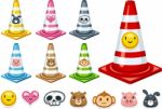 Animal Traffic Cone Stock Photo