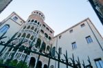 Venice Italy Scala Contarini Del Bovolo Stock Photo