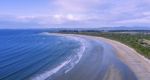 Greens Beach From Above, Located Near Launceston, Tasmania Stock Photo