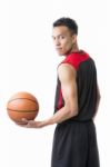 Asian Basketball Player Stock Photo