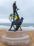 Quarteira, Southern Algarve/portugal - March 6 : Fishermen Of Qu Stock Photo