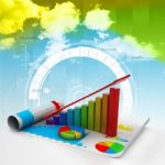 Business Growth Graph And Chart Stock Photo