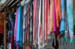 Bicaz Gorge, Moldovia/romania - September 19 : Clothes For Sale Stock Photo