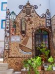 Albufeira, Southern Algarve/portugal - March 10 : Building Decor Stock Photo