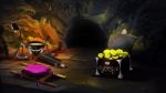 Magic Cave With Chest Full Of Gold Stock Photo