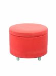 Modern Red Chair Isolated Stock Photo