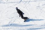 Deogyusan,korea - January 1: Skier Skiing On Deogyusan Ski Resort In Winter,south Korea On January 1, 2016 Stock Photo