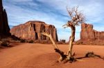 Scenic View Of Monument Valley Utah Usa Stock Photo