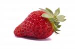 Isolated Strawberries Stock Photo