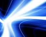 Blue Abstract Futuristic Background Stock Photo