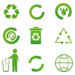 Set Of Recycle Icon Stock Photo