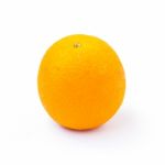 Orange Isolated On White Background Stock Photo