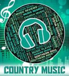 Country Music Shows Sound Track And Audio Stock Photo