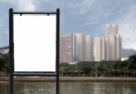 Blank Billboard Stock Photo