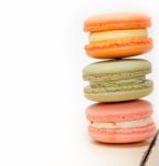 Colorful French Macaroons Stock Photo