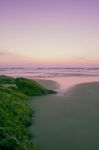 Burleigh Heads Beach During The Day Stock Photo