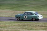 Vintage Racing At Goodwood Stock Photo