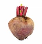 Fresh Beetroot Isolated On The White Background Stock Photo