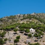 Mijas, Andalucia/spain - July 3 : Chapel On Hillside Near Mijas Stock Photo