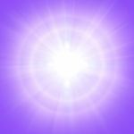 Purple Sunny Background Stock Photo