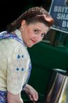 1940's Tea Lady Stock Photo