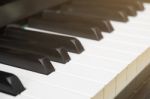 Piano Keyboard Stock Photo