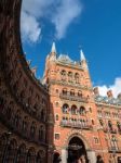 St Pancras Renaissance Hotel Building Stock Photo