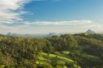 Mount Beerwah In The Afternoon Sun Stock Photo