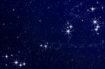 Stars In The Night Sky Stock Photo