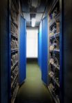 Communication And Internet Network Server Room Stock Photo