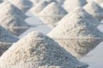 Heap Of Sea Salt Stock Photo